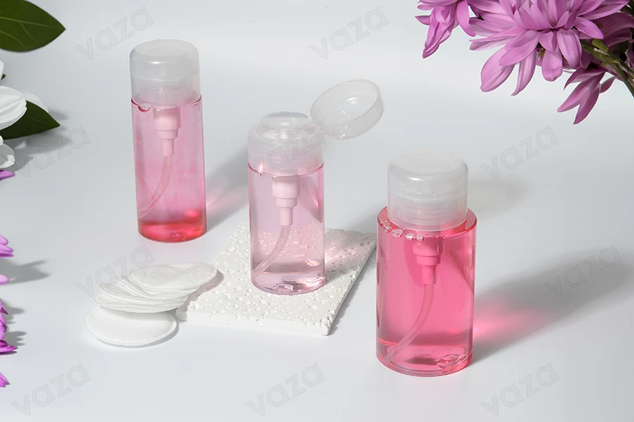 Πλαστικό μπουκάλι 200 ml με αντλία pumper για ντεμακιγιάζ- 12 τμχ-εικόνα_σύνθεση