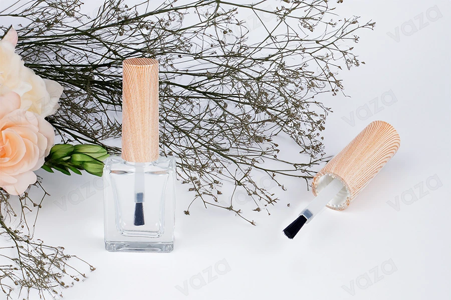 Shishe 10 ml me furçë për lyerjen e thonjve, kapak me dizajn druri – paketë me 6 copë. Shishe 10 ml me furçë për lyerjen e thonjve, kapak me dizajn druri – paketë me 6 copë.-imazh_grup