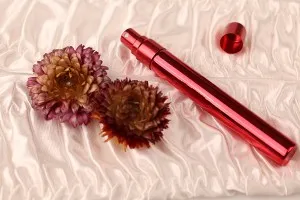 Flacon de parfum de 10 ml en verre rouge avec vaporisateur et revêtement en aluminium - 6 pcs-5