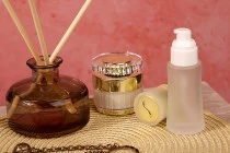 Φιάλη γυάλινη αμμοβολής 50 ml για κρέμα με καπάκι και αντλία Φιάλη γυάλινη αμμοβολής 50 ml για κρέμα με καπάκι και αντλία