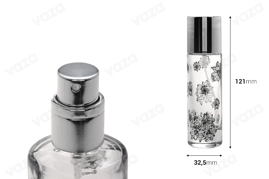 30 ml perfume bottle with silver cap and spray (PP 15)-image_dimensions