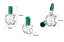 Mini Apfel Flasche für Parfüm 10ml