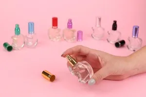10ml apple shaped glass perfume bottle in many colors-7