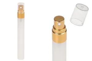 Flacon en verre pour sablage de 10 ml avec spray en aluminium et bouchon en plastique - 6 pcs-1