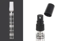 Γυάλινο μπουκαλάκι 10 ml με πλαστικό σπρέι και καπάκι - 6 τμχ Γυάλινο μπουκαλάκι 10 ml με πλαστικό σπρέι και καπάκι - 6 τμχ