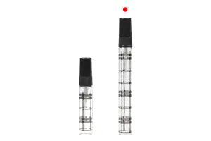 Γυάλινο μπουκαλάκι 10 ml με πλαστικό σπρέι και καπάκι - 6 τμχ-6