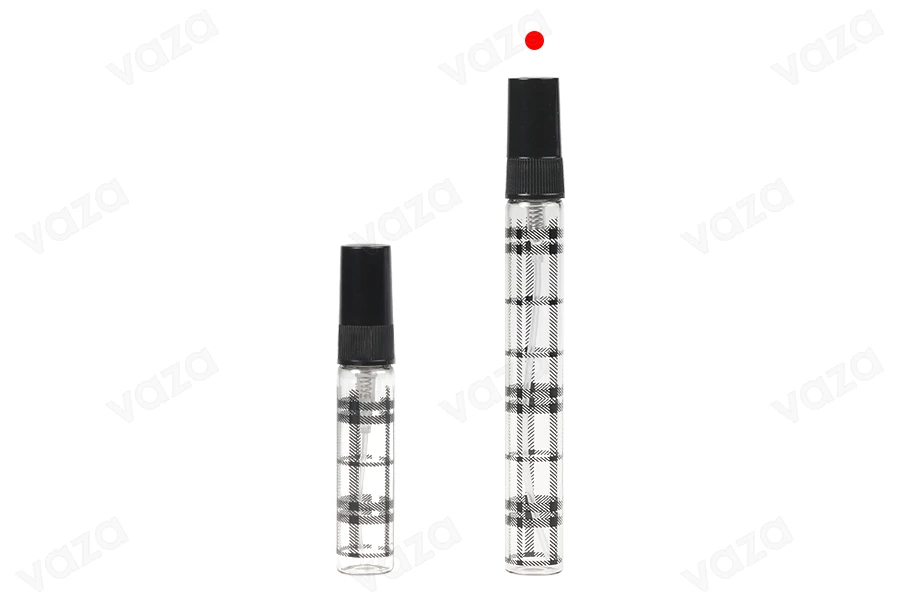 Glasflasche 10ml mit Kunststoffspray und Verschluss – 6 Stück Glasflasche 10ml mit Kunststoffspray und Verschluss – 6 Stück-bildgruppe