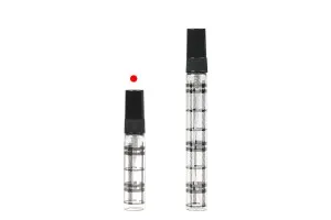 Γυάλινο μπουκαλάκι 5 ml με πλαστικό σπρέι και καπάκι - 6 τμχ-6