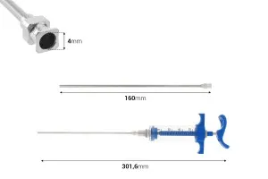 Seringue multi-usages en plastique de 20 ml avec aiguille de 160 mm-2