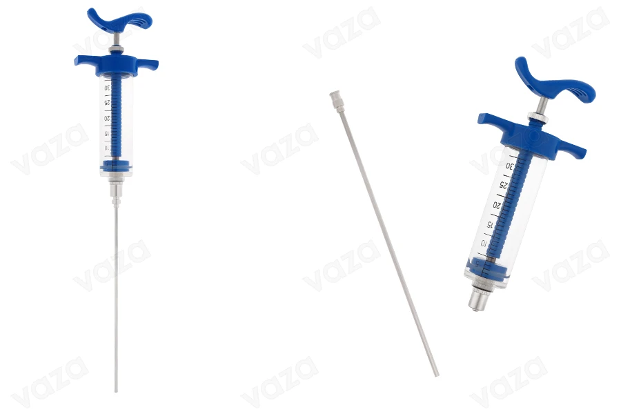 Seringue multi-usages en plastique de 30 ml - avec aiguille-photo_produit