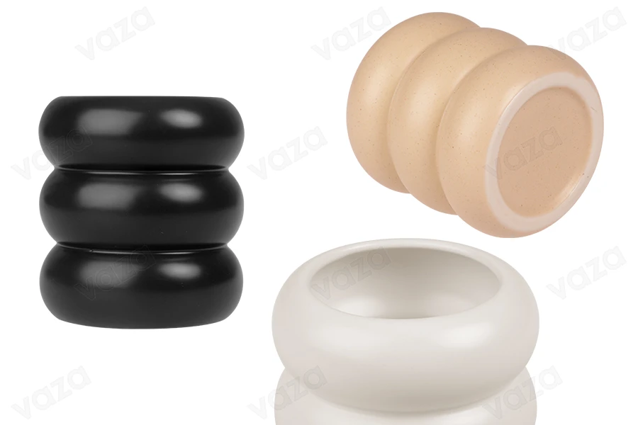 Κεραμικό βάζο για κερί 82x88 mm σε διάφορα χρώματα Κεραμικό βάζο για κερί 82x88 mm σε διάφορα χρώματα-εικόνα_προϊοντική