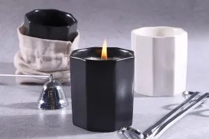 Ceramic candle jar 67x75 mm mm in various colors-5