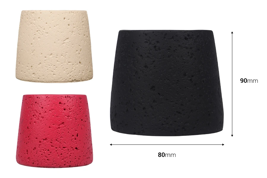 Διακοσμητικό βάζο από τσιμέντο 90x78 mm σε διάφορα χρώματα Διακοσμητικό βάζο από τσιμέντο 90x78 mm σε διάφορα χρώματα