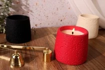 Διακοσμητικό βάζο από τσιμέντο 90x78 mm σε διάφορα χρώματα Διακοσμητικό βάζο από τσιμέντο 90x78 mm σε διάφορα χρώματα