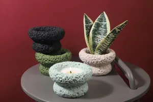Decorative concrete jar 120x70 mm, available in various colors-3