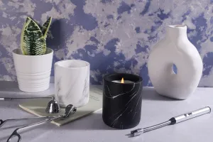 Barattolo decorativo in ceramica 90x107 mm, disponibile in diverse colorazioni-5