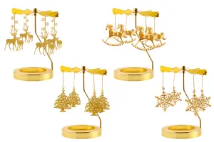 Carrousel de bougies chauffe-plat disponible en différents designs (diamètre du support 66 mm)