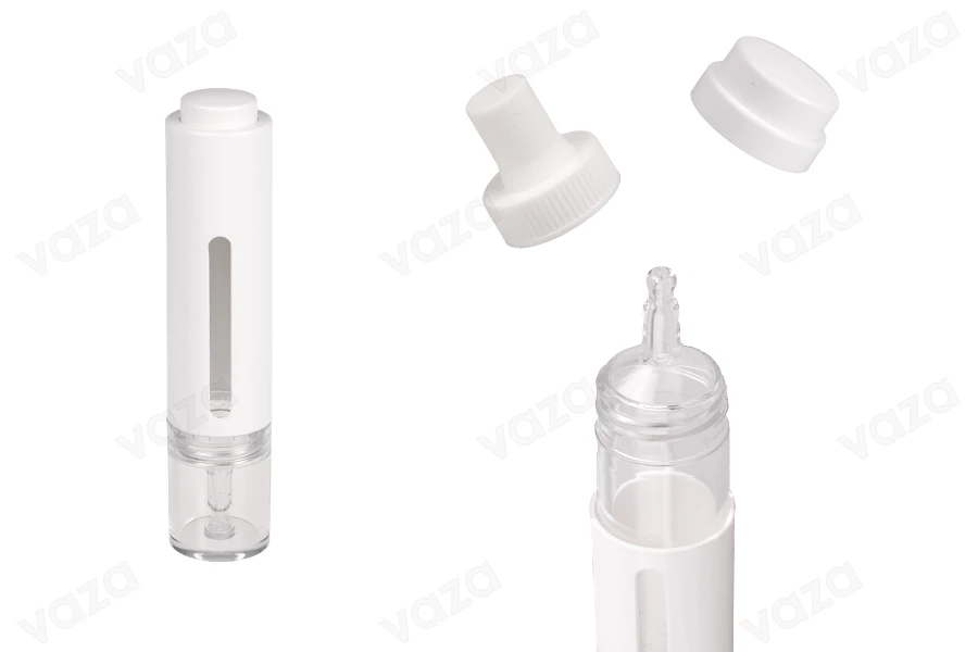 Flacon plastique (PET) 15 ml avec compte goutte pompe à pression pour sérum Flacon plastique (PET) 15 ml avec compte goutte pompe à pression pour sérum-photo_produit