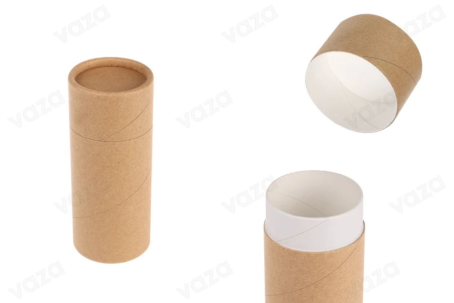 Kuti kartoni cilindrike biodegraduese 40 x 100 mm për lip balm -imazh_produkt