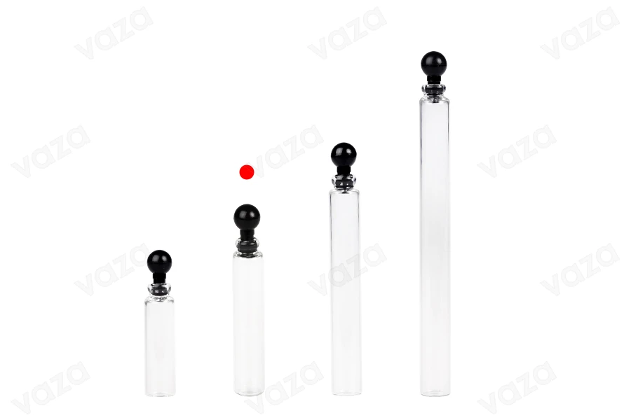Glastesterflasche 2 ml mit Kunststoffverschluss - 100 Stk Glastesterflasche 2 ml mit Kunststoffverschluss - 100 Stk-bildgruppe