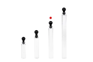 Glastesterflasche 3 ml mit Kunststoffverschluss - 100 Stk-6