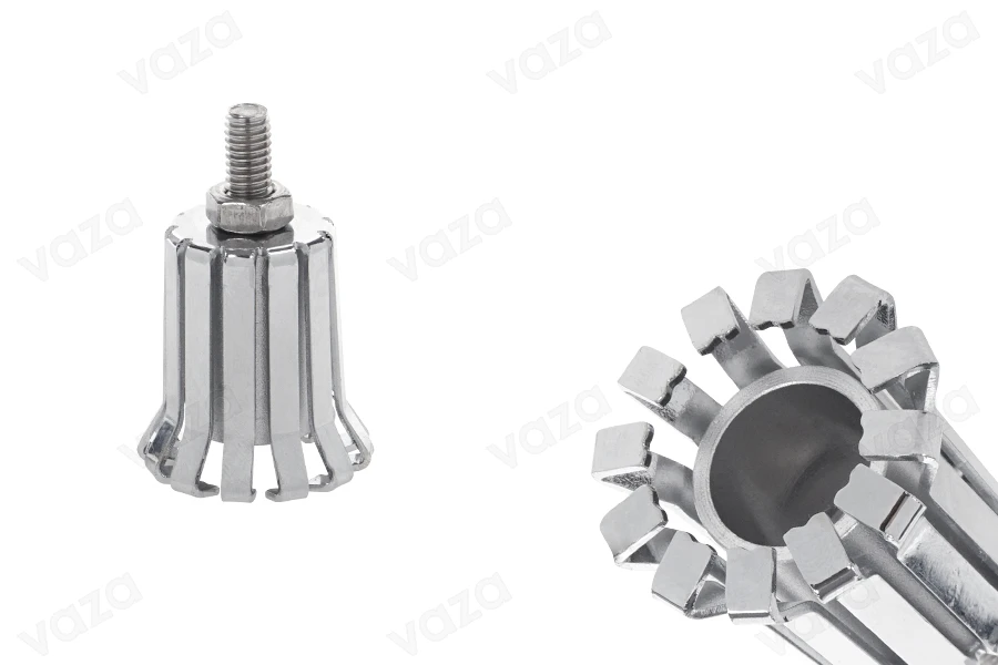 Mjet rezervë për vulosjen e sprejeve dhe vendosjen e unazave në shishet e parfumit me mbyllje sigurie crimp 15 mm (kërkohet përdorimi i një mjeti mbyllës) Mjet rezervë për vulosjen e sprejeve dhe vendosjen e unazave në shishet e parfumit me mbyllje sigurie crimp 15 mm (kërkohet përdorimi i një mjeti mbyllës)-imazh_produkt
