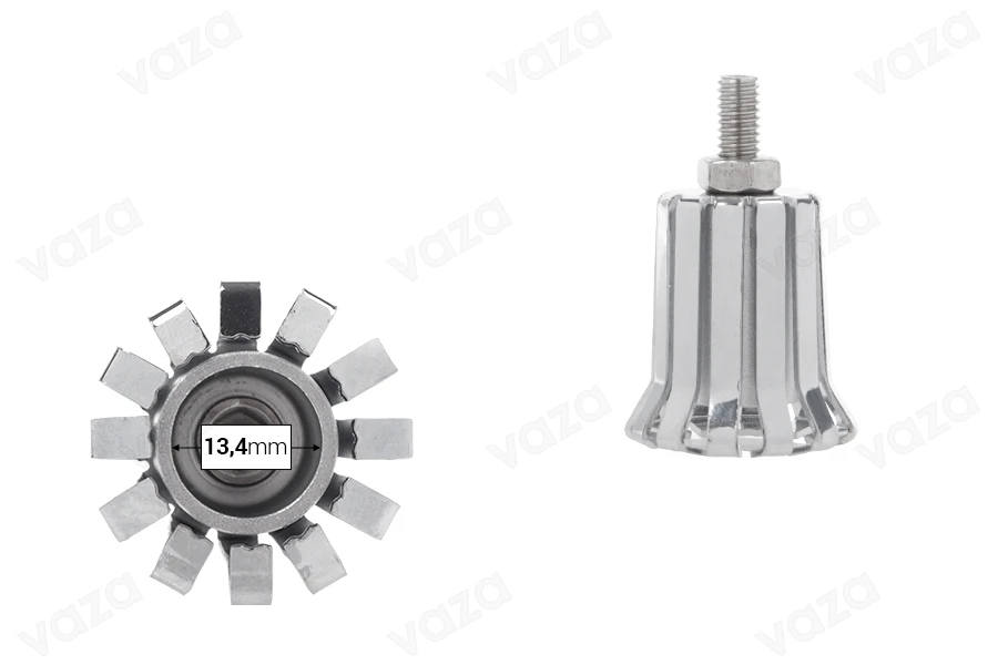 Mjet rezervë për vulosjen e sprejeve dhe vendosjen e unazave në shishet e parfumit me mbyllje sigurie crimp 15 mm (kërkohet përdorimi i një mjeti mbyllës) Mjet rezervë për vulosjen e sprejeve dhe vendosjen e unazave në shishet e parfumit me mbyllje sigurie crimp 15 mm (kërkohet përdorimi i një mjeti mbyllës)-imazh_dimensione