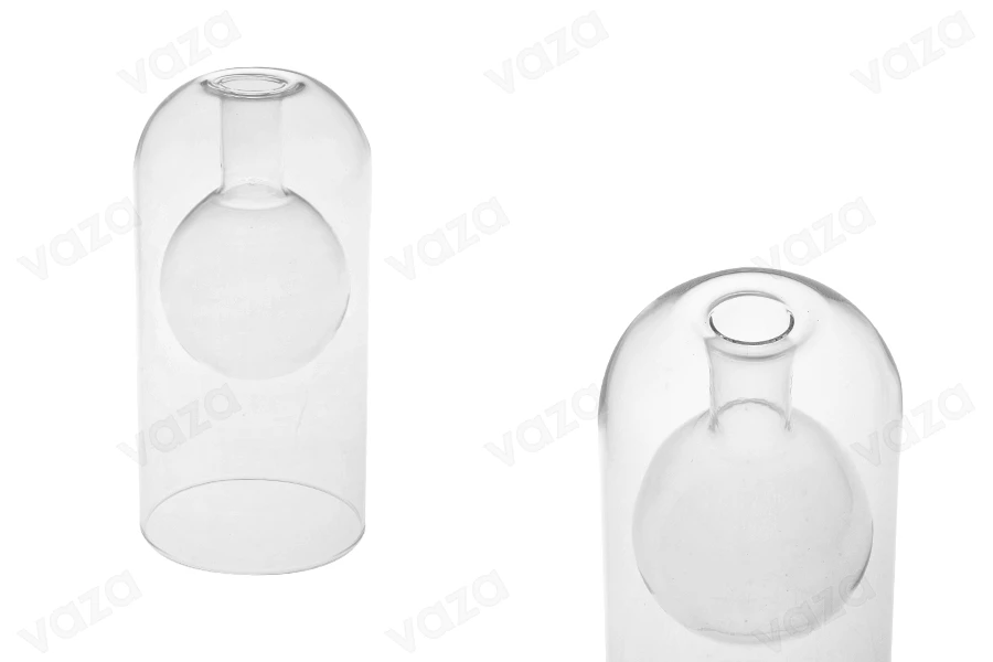 Flacon diffuseur en verre double paroi 170 ml (85x170 mm) en verre soufflé - transparent-photo_produit