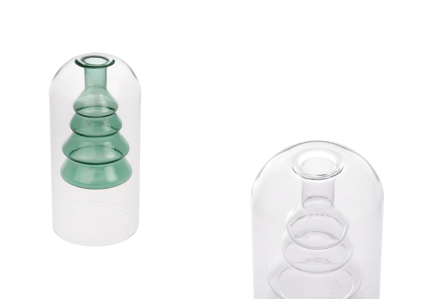 Bottiglia diffusore in vetro a doppia parete da 160 ml (85x170 mm) realizzato in vetro soffiato in vari colori