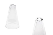 Γυάλινο δοχείο 155 ml δίχωρο (95x150 mm) από φυσητό γυαλί κατάλληλο για αρωματικό χώρου - διάφανο Γυάλινο δοχείο 155 ml δίχωρο (95x150 mm) από φυσητό γυαλί κατάλληλο για αρωματικό χώρου - διάφανο