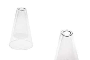 Bottiglia diffusore in vetro a doppia parete da 155 ml (95x150 mm) in vetro soffiato - trasparente-1