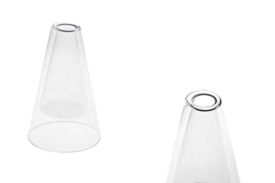 Γυάλινο δοχείο 155 ml δίχωρο (95x150 mm) από φυσητό γυαλί κατάλληλο για αρωματικό χώρου - διάφανο Γυάλινο δοχείο 155 ml δίχωρο (95x150 mm) από φυσητό γυαλί κατάλληλο για αρωματικό χώρου - διάφανο