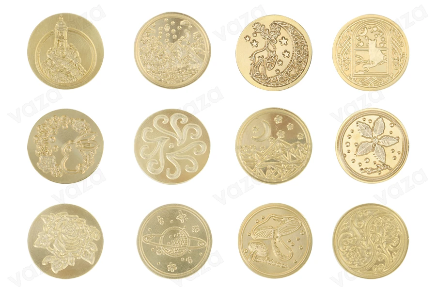 Sealing wax stamp 25 mm in various designs-εικόνα_σύνθεση