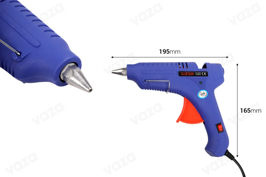 Hot melt glue gun for sealing wax-image_dimensions