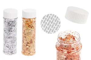 Metallic foil flakes 2g for candles and resin in various colors-1