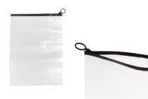 Durchsichtige Beutel (PVC) 240x330 mm mit schwarzem Zip-Verschluss - 12 Stück Durchsichtige Beutel (PVC) 240x330 mm mit schwarzem Zip-Verschluss - 12 Stück