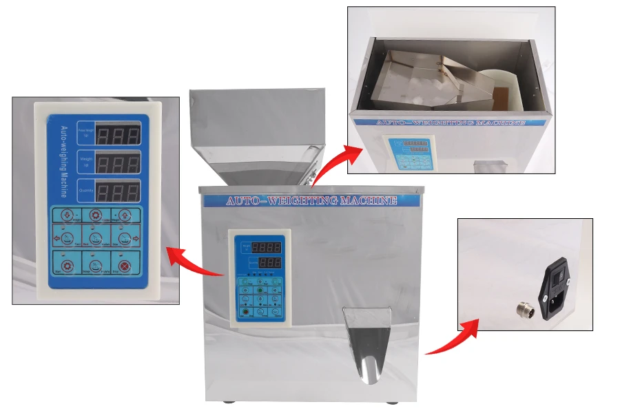 Machine de pesage et de remplissage (2-200g)