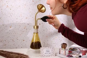 Flacon d'échantillonnage de parfum avec vaporisateur poire courte noire-5
