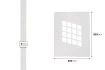 Polyester shadow prop για δημιουργία σκιών στο background φωτογραφιών 400x500mm σε διάφορα σχέδια