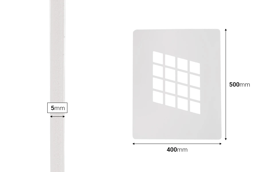 Polyester shadow prop για δημιουργία σκιών στο background φωτογραφιών 400x500mm σε διάφορα σχέδια