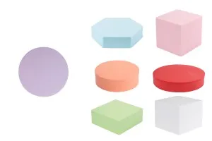 Forme geometriche in schiuma per oggetti di scena fotografici (6 pezzi/set) in vari colori-1