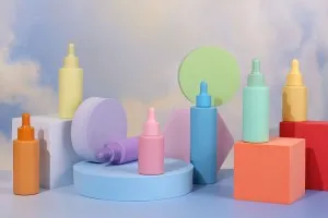 Forme geometriche in schiuma per oggetti di scena fotografici (6 pezzi/set) in vari colori-3