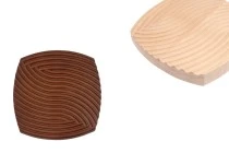 Accessorio in legno a forma di diamante per foto e decorazioni 195x195x20 mm in colore naturale o marrone Accessorio in legno a forma di diamante per foto e decorazioni 195x195x20 mm in colore naturale o marrone