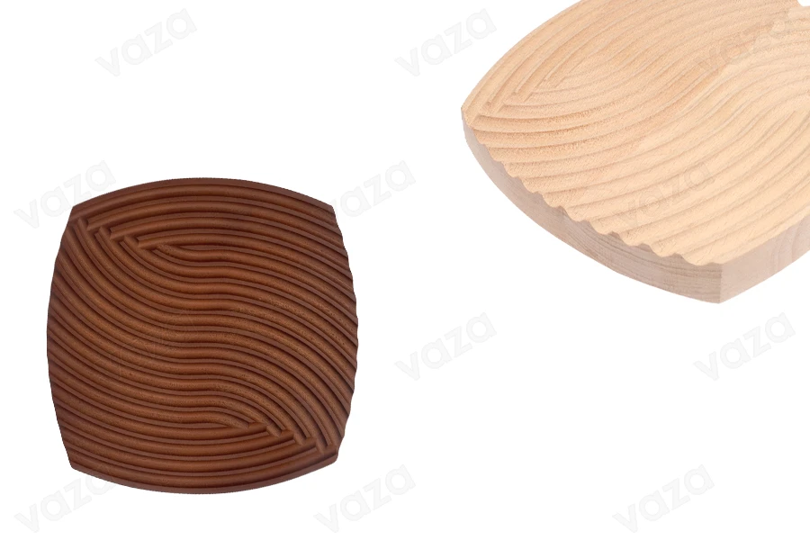 Holzstütze in Rautenform für Fotos und Dekoration 195x195x20 mm in Natur- oder Braunfarbe Holzstütze in Rautenform für Fotos und Dekoration 195x195x20 mm in Natur- oder Braunfarbe-produktbild