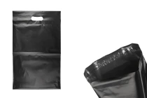 Σακούλες μεταφορών courier 300x400 mm μαύρες αδιάβροχες PE με αυτοκόλλητο κλείσιμο και χειρολαβή - 100 τμχ
