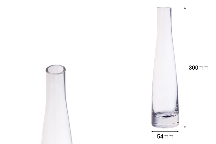Flacon en verre décoratif de 240ml