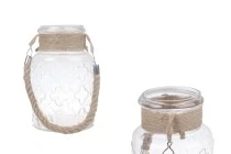 Βάζο διακόσμησης γυάλινο 3000 ml με χερούλι χωρίς καπάκι 160x270 mm Βάζο διακόσμησης γυάλινο 3000 ml με χερούλι χωρίς καπάκι 160x270 mm