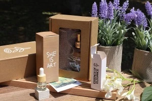 180x240x70 mm kraft paper packing box without window - 20 pcs-3