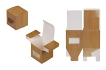 Κουτάκι χάρτινο καφέ 56x56x60 mm - 50 τμχ Κουτάκι χάρτινο καφέ 56x56x60 mm - 50 τμχ