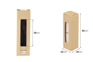Χάρτινο κουτάκι 25x25x85 με παράθυρο - 50 τμχ-2